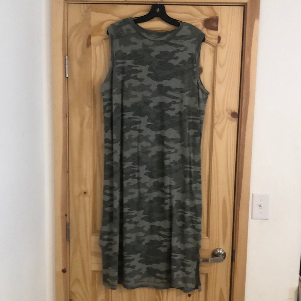 Camo tank dress